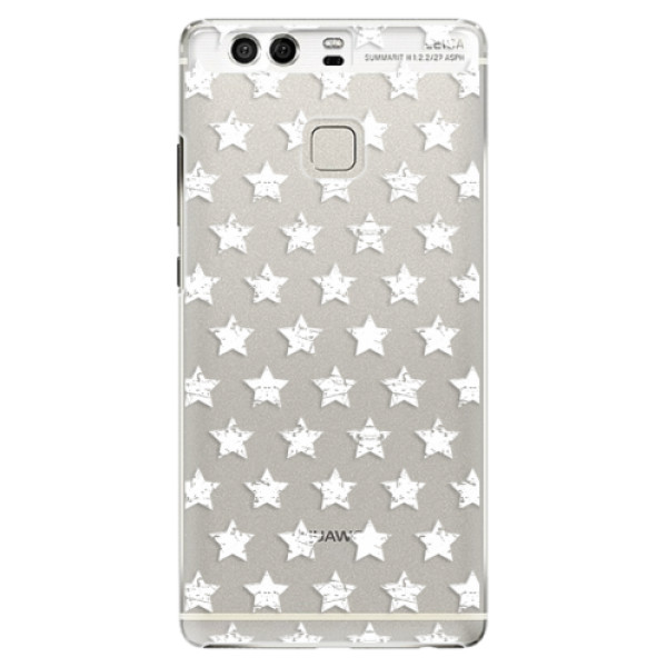 Plastové puzdro iSaprio - Stars Pattern - white - Huawei P9