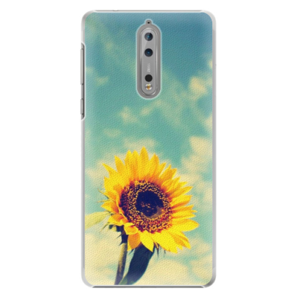 Plastové puzdro iSaprio - Sunflower 01 - Nokia 8