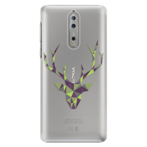 Plastové puzdro iSaprio - Deer Green - Nokia 8