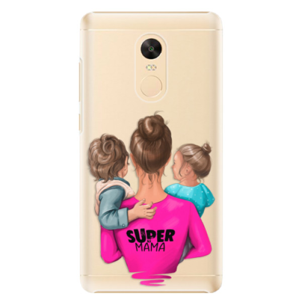 Plastové puzdro iSaprio - Super Mama - Boy and Girl - Xiaomi Redmi Note 4X