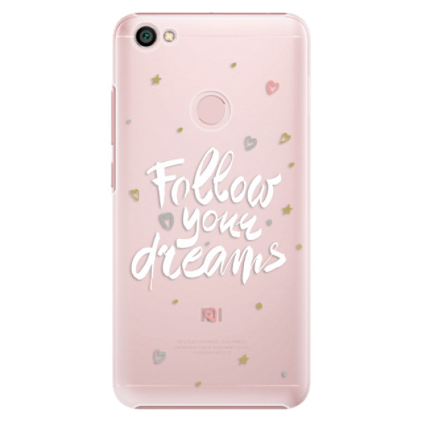 Plastové puzdro iSaprio - Follow Your Dreams - white - Xiaomi Redmi Note 5A / 5A Prime