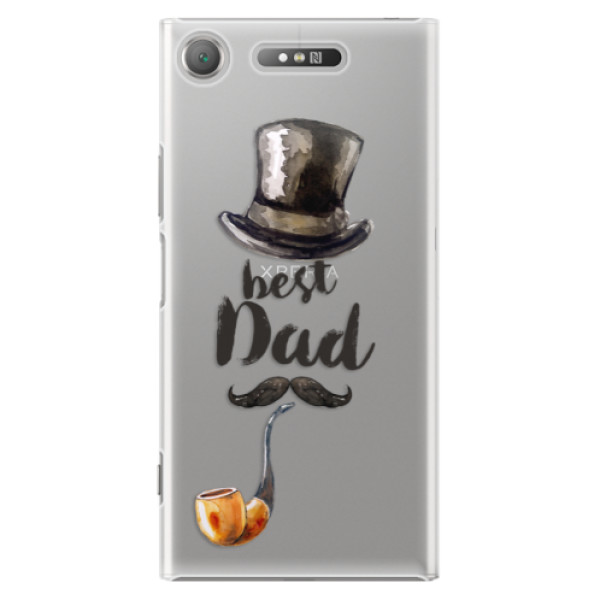 Plastové puzdro iSaprio - Best Dad - Sony Xperia XZ1