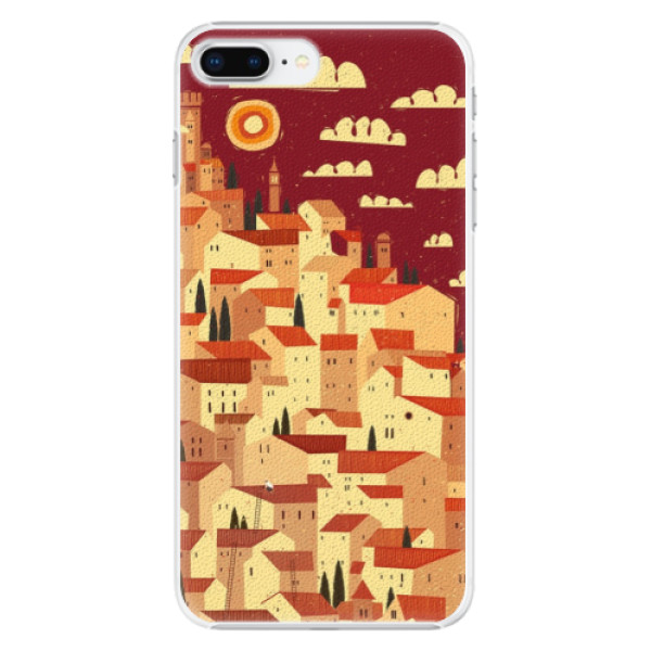 Plastové puzdro iSaprio - Mountain City - iPhone 8 Plus