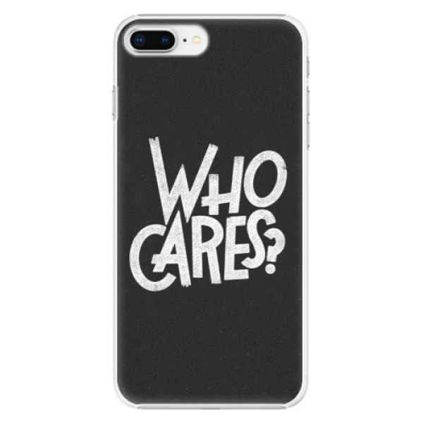 Plastové puzdro iSaprio - Who Cares - iPhone 8 Plus