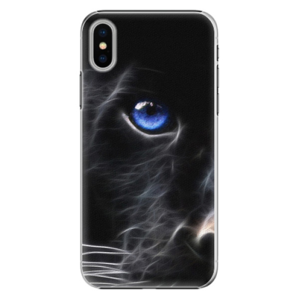 Plastové puzdro iSaprio - Black Puma - iPhone X