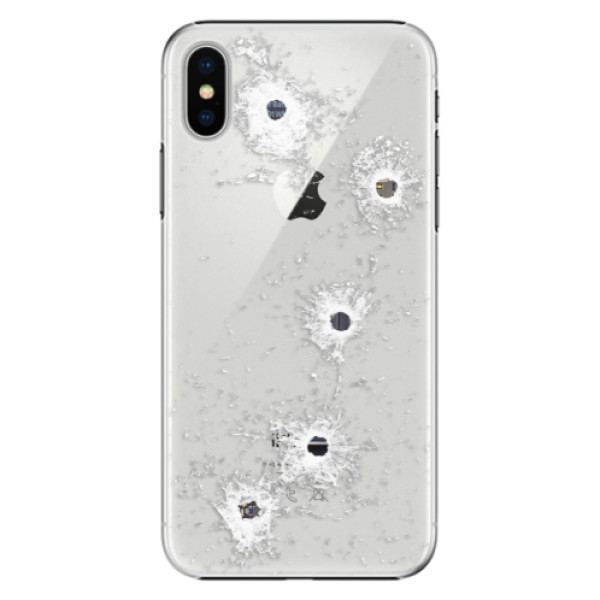 Plastové puzdro iSaprio - Gunshots - iPhone X
