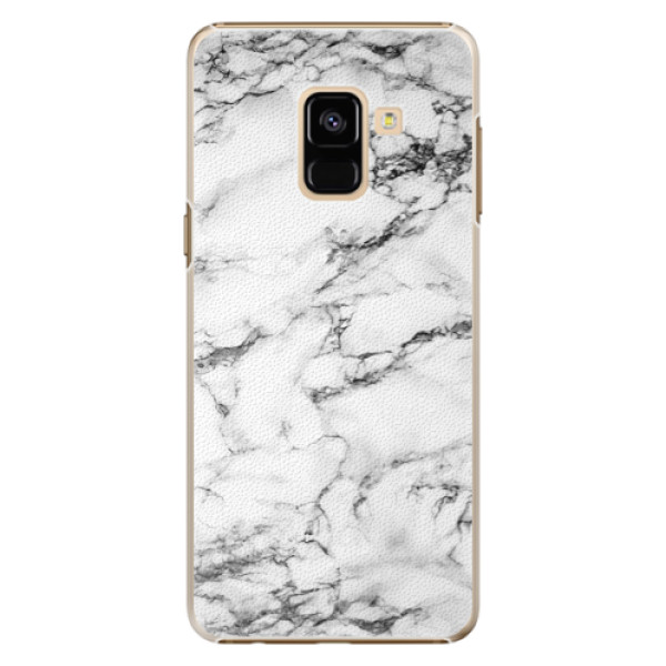 Plastové puzdro iSaprio - White Marble 01 - Samsung Galaxy A8 2018