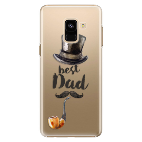 Plastové puzdro iSaprio - Best Dad - Samsung Galaxy A8 2018