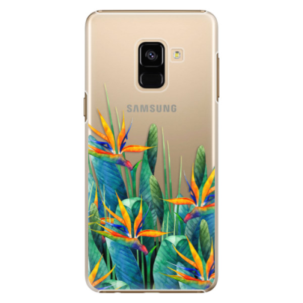 Plastové puzdro iSaprio - Exotic Flowers - Samsung Galaxy A8 2018