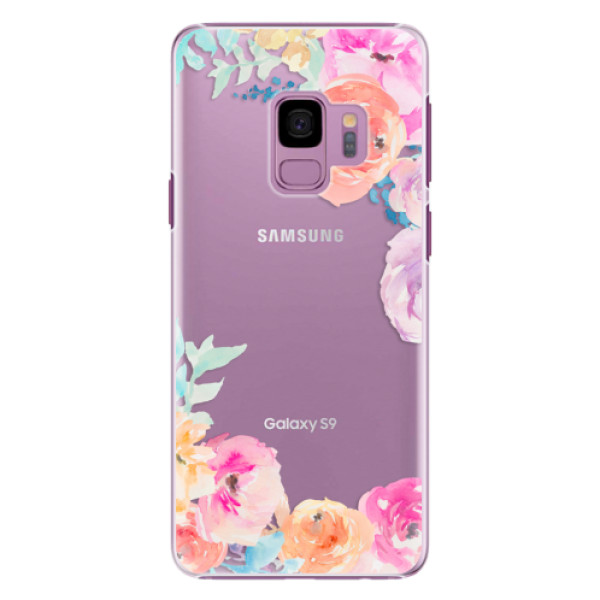 Plastové puzdro iSaprio - Flower Brush - Samsung Galaxy S9