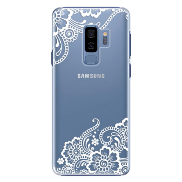 Plastové puzdro iSaprio - White Lace 02 - Samsung Galaxy S9 Plus