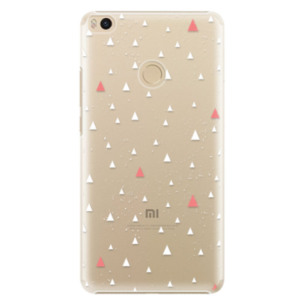 Plastové puzdro iSaprio - Abstract Triangles 02 - white - Xiaomi Mi Max 2