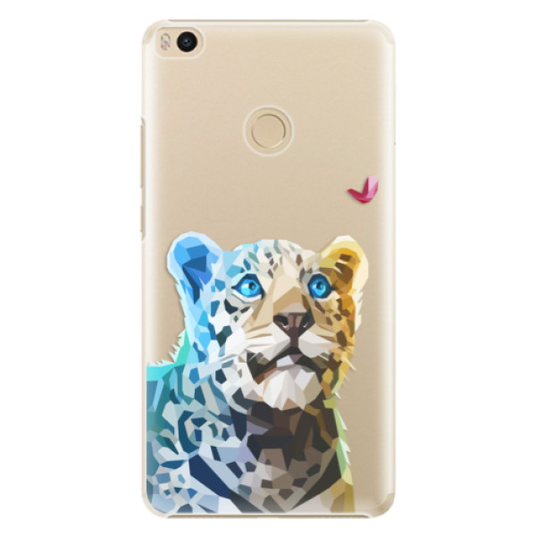 Plastové puzdro iSaprio - Leopard With Butterfly - Xiaomi Mi Max 2
