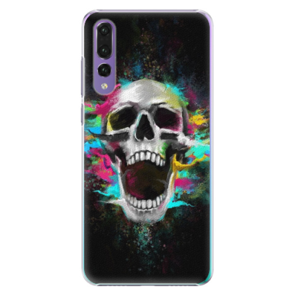 Plastové puzdro iSaprio - Skull in Colors - Huawei P20 Pro