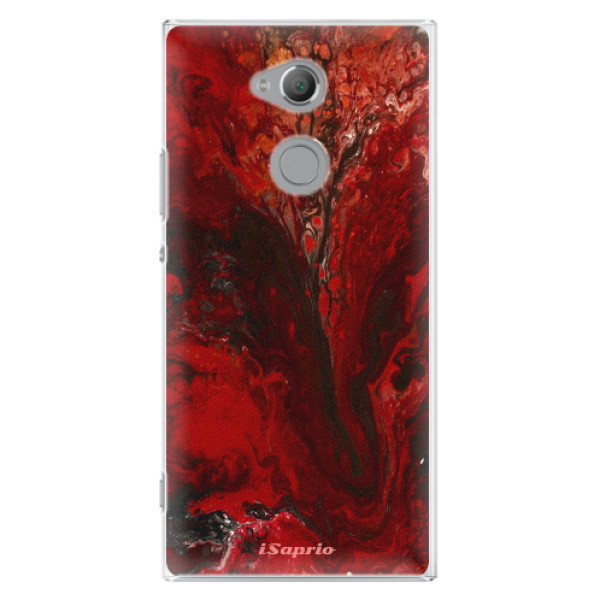 Plastové puzdro iSaprio - RedMarble 17 - Sony Xperia XA2 Ultra