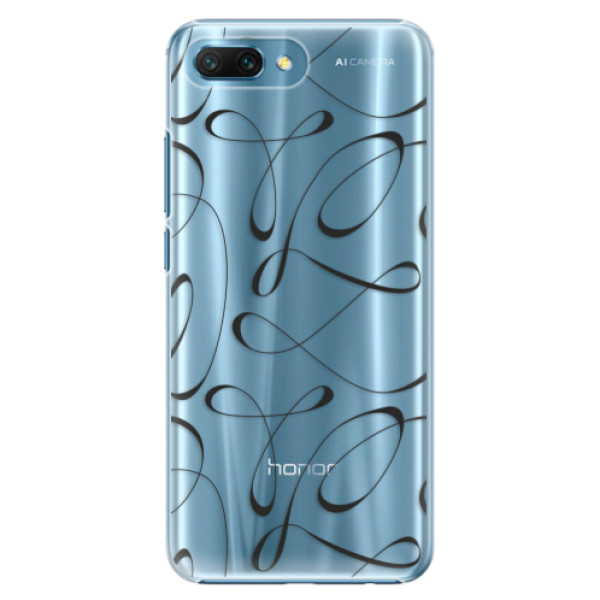 Plastové puzdro iSaprio - Fancy - black - Huawei Honor 10
