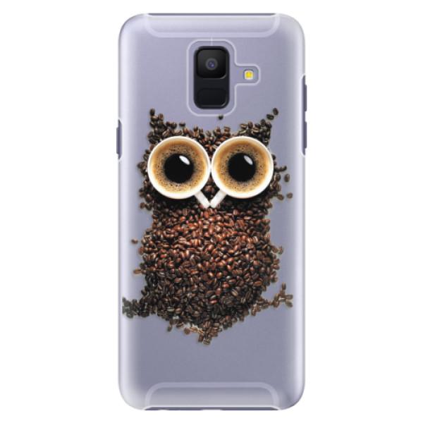 Plastové puzdro iSaprio - Owl And Coffee - Samsung Galaxy A6