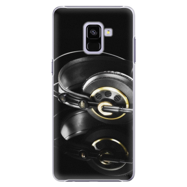 Plastové puzdro iSaprio - Headphones 02 - Samsung Galaxy A8+