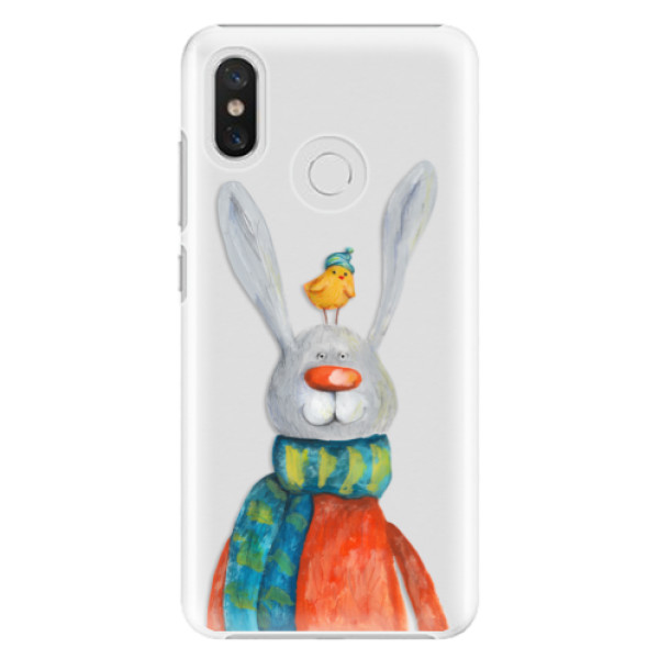 Plastové puzdro iSaprio - Rabbit And Bird - Xiaomi Mi 8