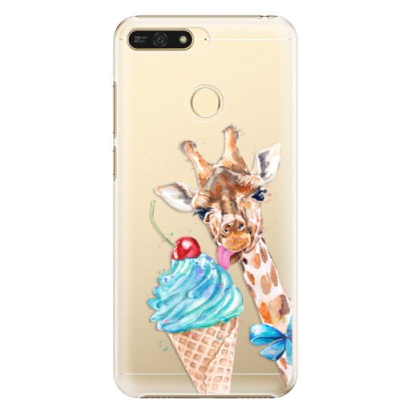 Plastové puzdro iSaprio - Love Ice-Cream - Huawei Honor 7A