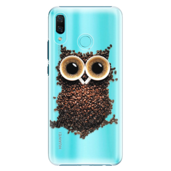 Plastové puzdro iSaprio - Owl And Coffee - Huawei Nova 3