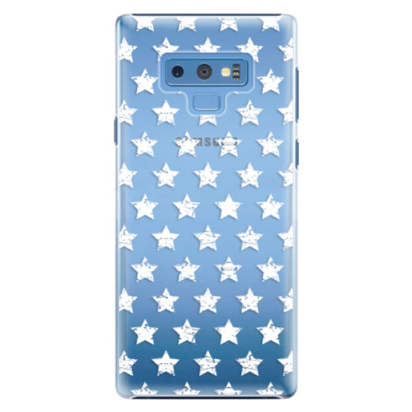Plastové puzdro iSaprio - Stars Pattern - white - Samsung Galaxy Note 9