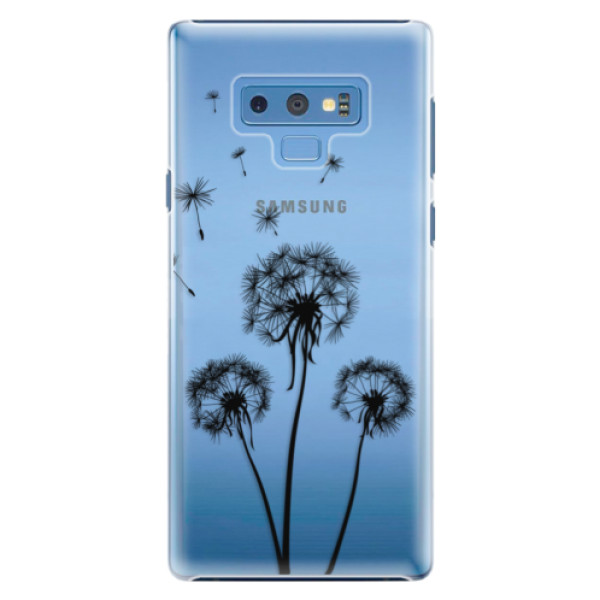 Plastové puzdro iSaprio - Three Dandelions - black - Samsung Galaxy Note 9