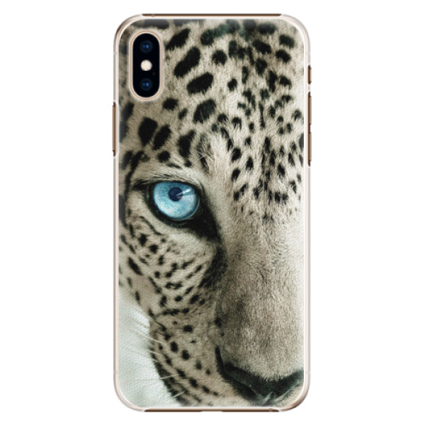 Plastové puzdro iSaprio - White Panther - iPhone XS