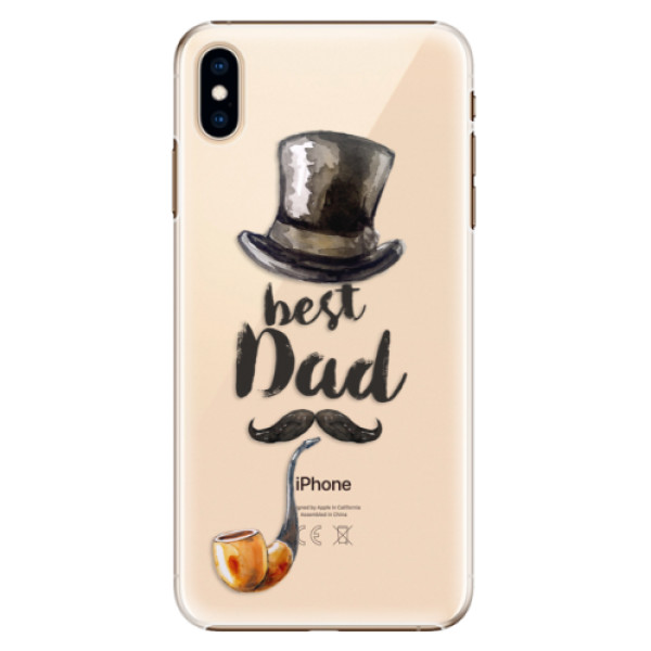 Plastové puzdro iSaprio - Best Dad - iPhone XS Max