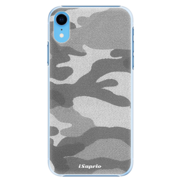 Plastové puzdro iSaprio - Gray Camuflage 02 - iPhone XR