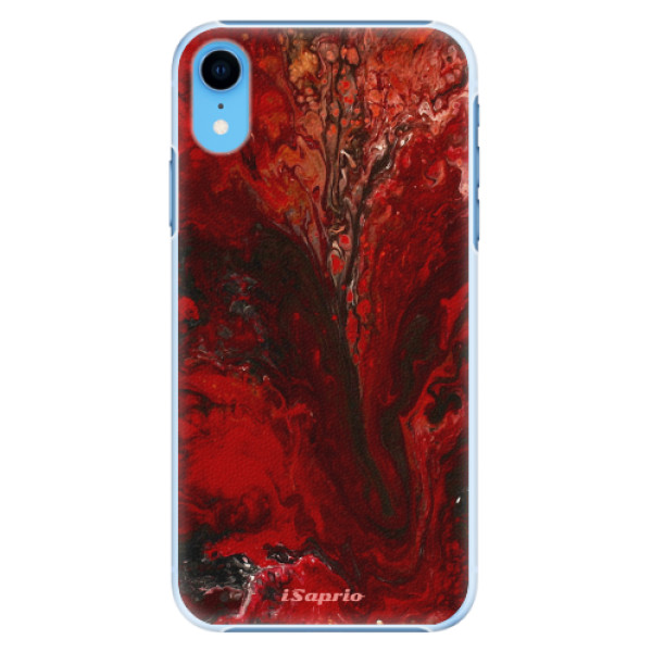 Plastové puzdro iSaprio - RedMarble 17 - iPhone XR