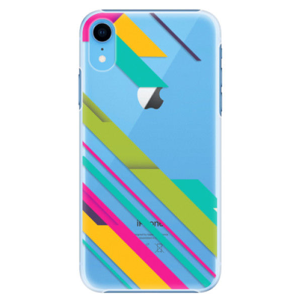 Plastové puzdro iSaprio - Color Stripes 03 - iPhone XR