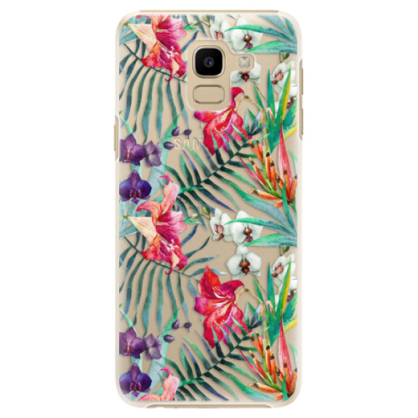 Plastové puzdro iSaprio - Flower Pattern 03 - Samsung Galaxy J6