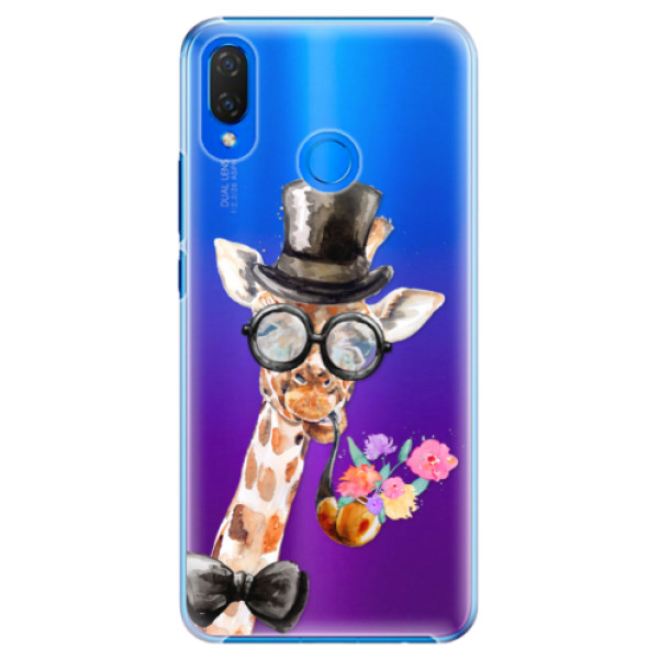 Plastové puzdro iSaprio - Sir Giraffe - Huawei Nova 3i