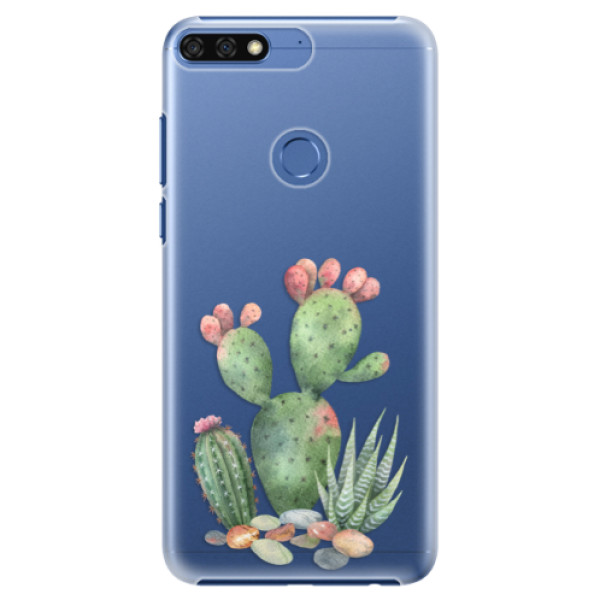 Plastové puzdro iSaprio - Cacti 01 - Huawei Honor 7C