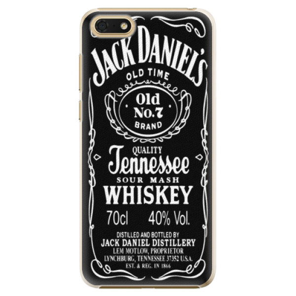 Plastové puzdro iSaprio - Jack Daniels - Huawei Honor 7S