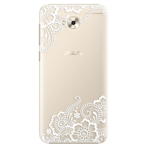 Plastové puzdro iSaprio - White Lace 02 - Asus ZenFone 4 Selfie ZD553KL