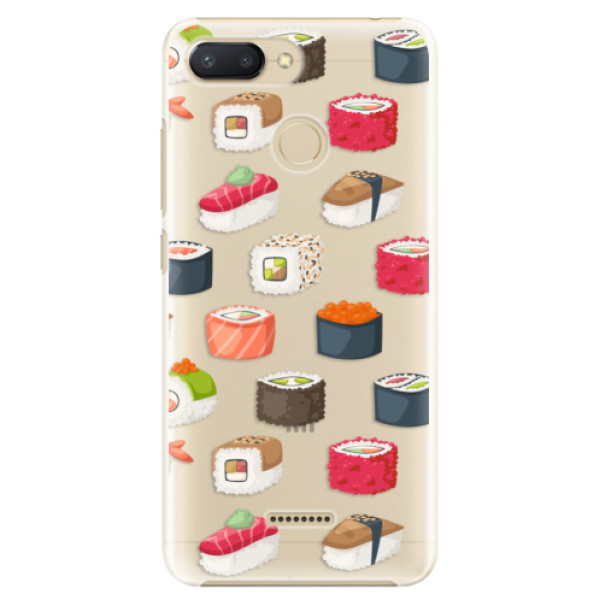 Plastové puzdro iSaprio - Sushi Pattern - Xiaomi Redmi 6
