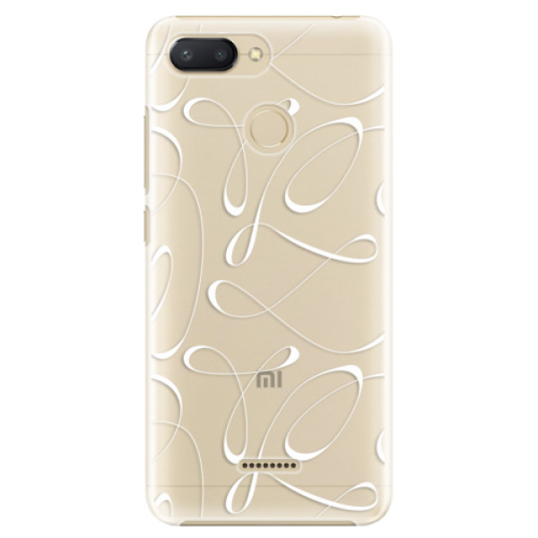 Plastové puzdro iSaprio - Fancy - white - Xiaomi Redmi 6