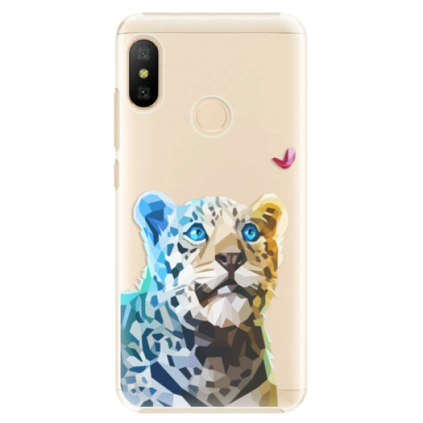 Plastové puzdro iSaprio - Leopard With Butterfly - Xiaomi Mi A2 Lite