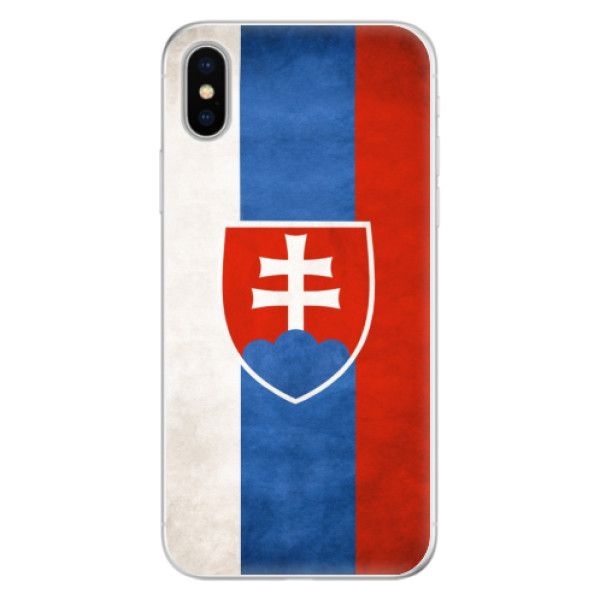 Silikónové puzdro iSaprio - Slovakia Flag - iPhone X