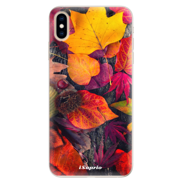 Silikónové puzdro iSaprio - Autumn Leaves 03 - iPhone XS Max