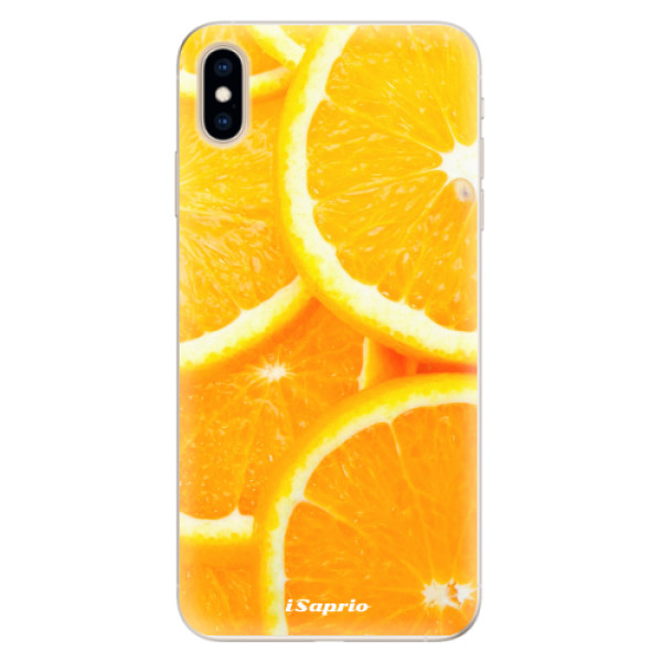 Silikónové puzdro iSaprio - Orange 10 - iPhone XS Max