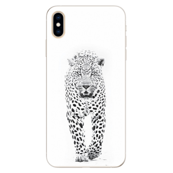 Silikónové puzdro iSaprio - White Jaguar - iPhone XS Max