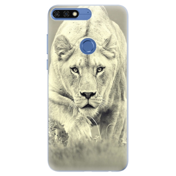 Silikónové puzdro iSaprio - Lioness 01 - Huawei Honor 7C