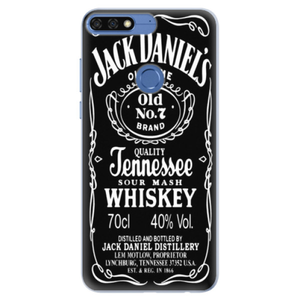 Silikónové puzdro iSaprio - Jack Daniels - Huawei Honor 7C