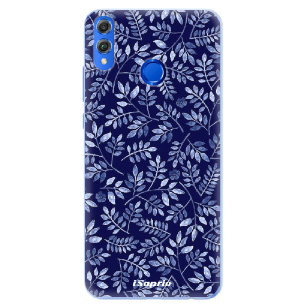Silikónové puzdro iSaprio - Blue Leaves 05 - Huawei Honor 8X