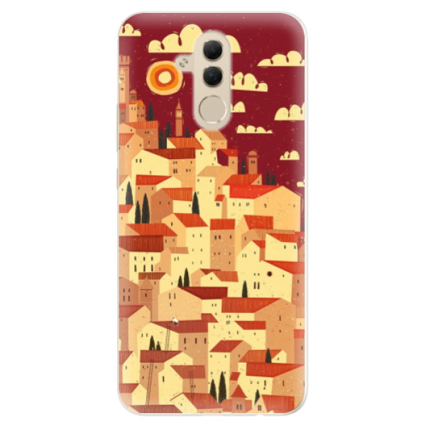 Silikónové puzdro iSaprio - Mountain City - Huawei Mate 20 Lite