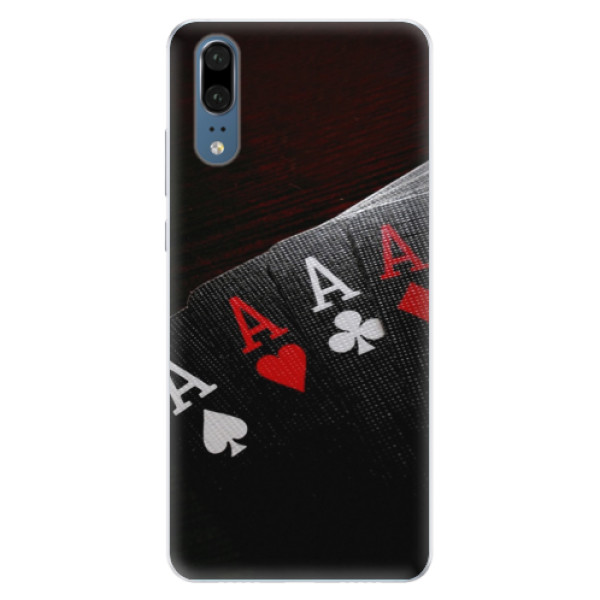 Silikónové puzdro iSaprio - Poker - Huawei P20