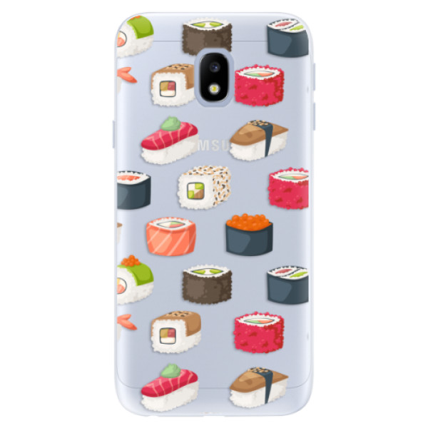 Silikónové puzdro iSaprio - Sushi Pattern - Samsung Galaxy J3 2017